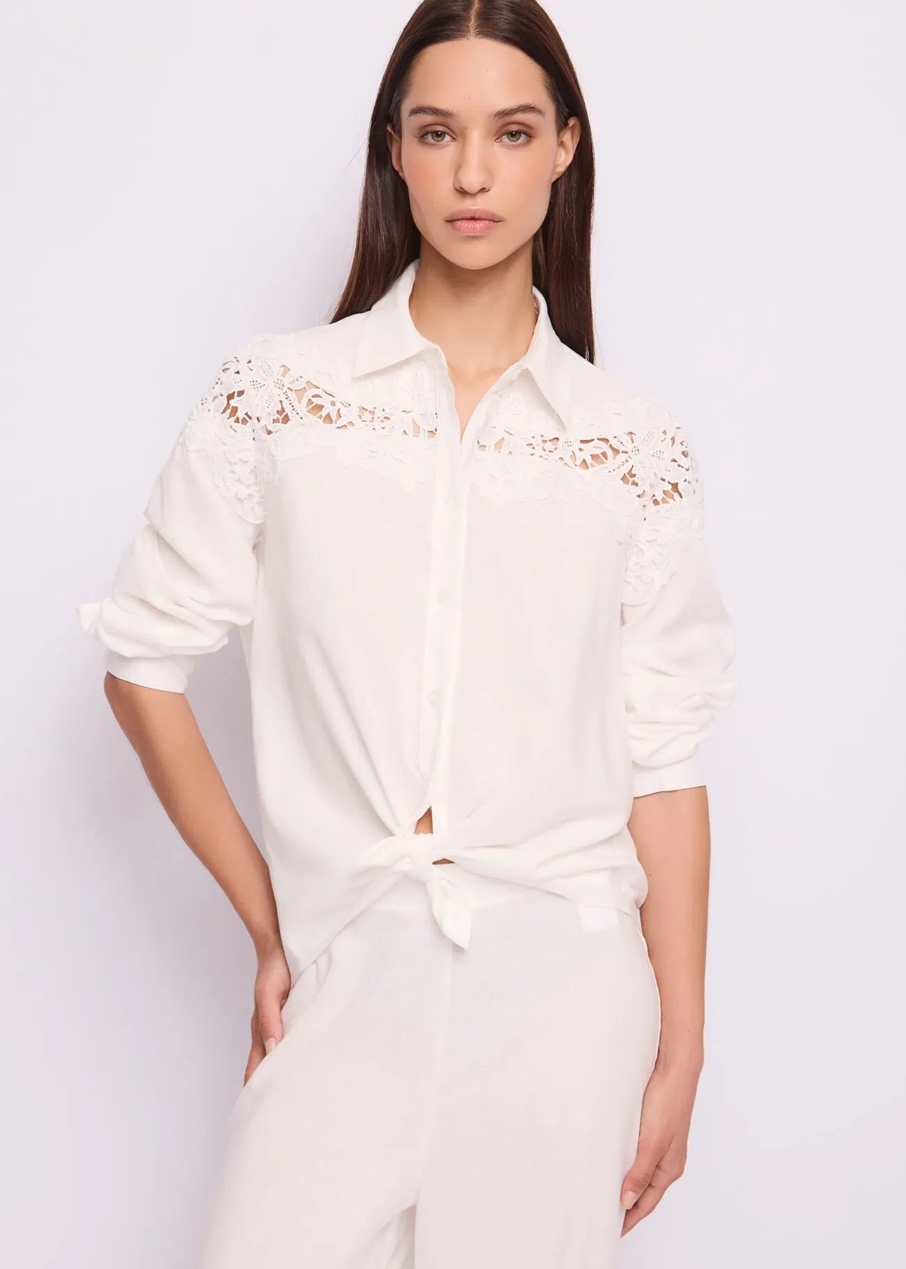 CHEMISE AJOURE FD45014 By GAUDI