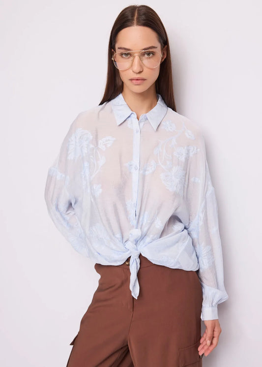 CHEMISE VOILE DE COTON FD45017 By GAUDI