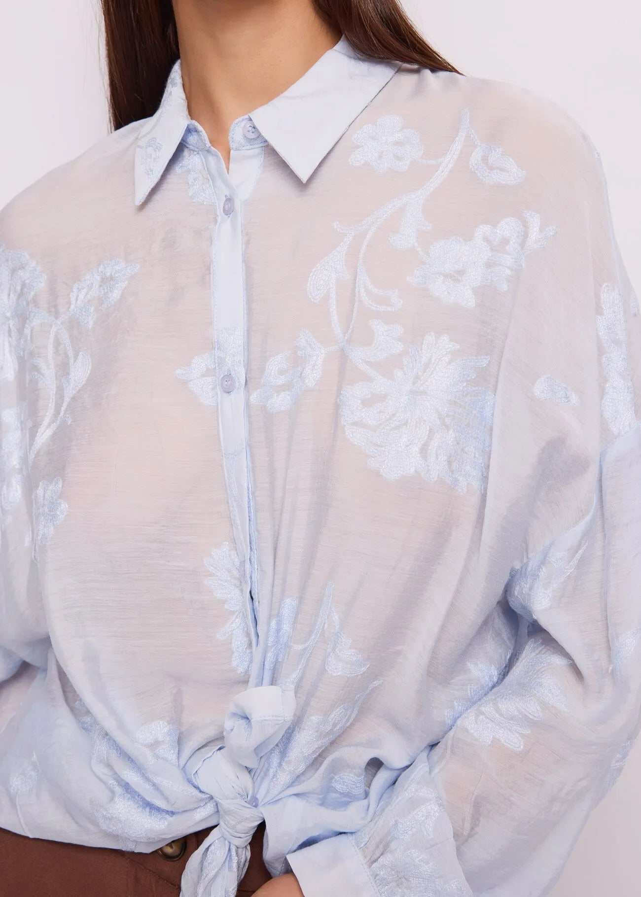 CHEMISE VOILE DE COTON FD45017 By GAUDI