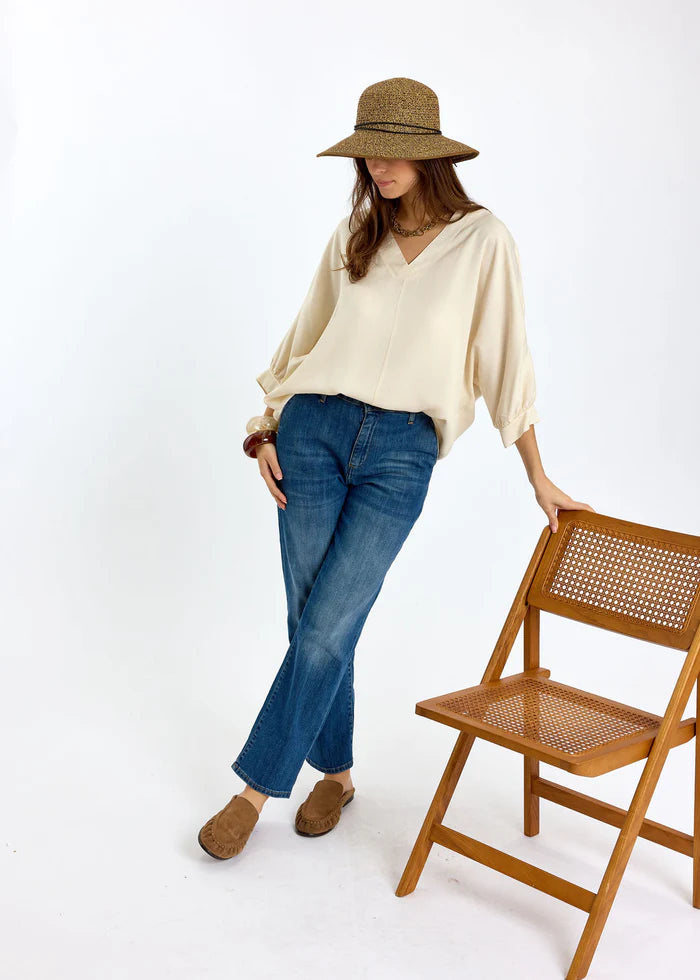 BLOUSE COL V LONGUE FERDI By LAUREN VIDAL