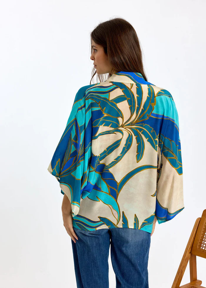 BLOUSE MOTIF TURKIS By LAUREN VIDAL