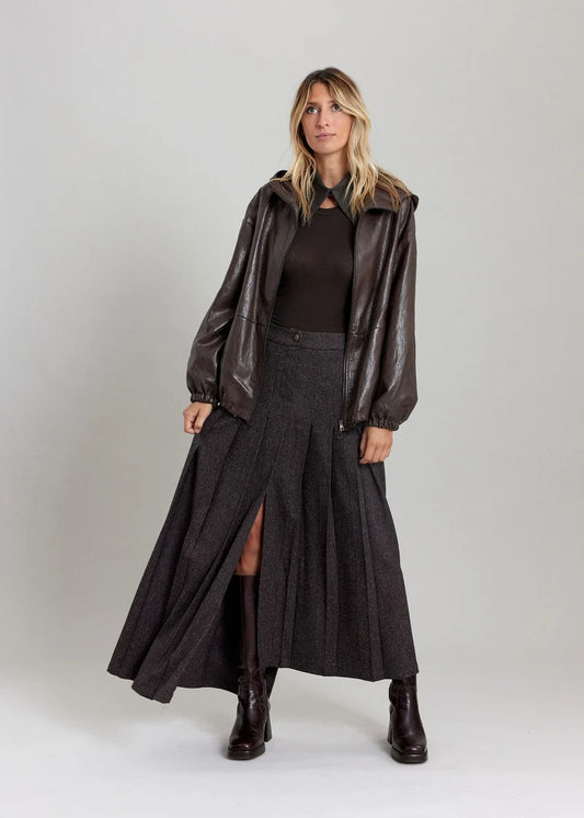 BLOUSON SIMILI CAPUCHE NOAM By LAUREN VIDAL