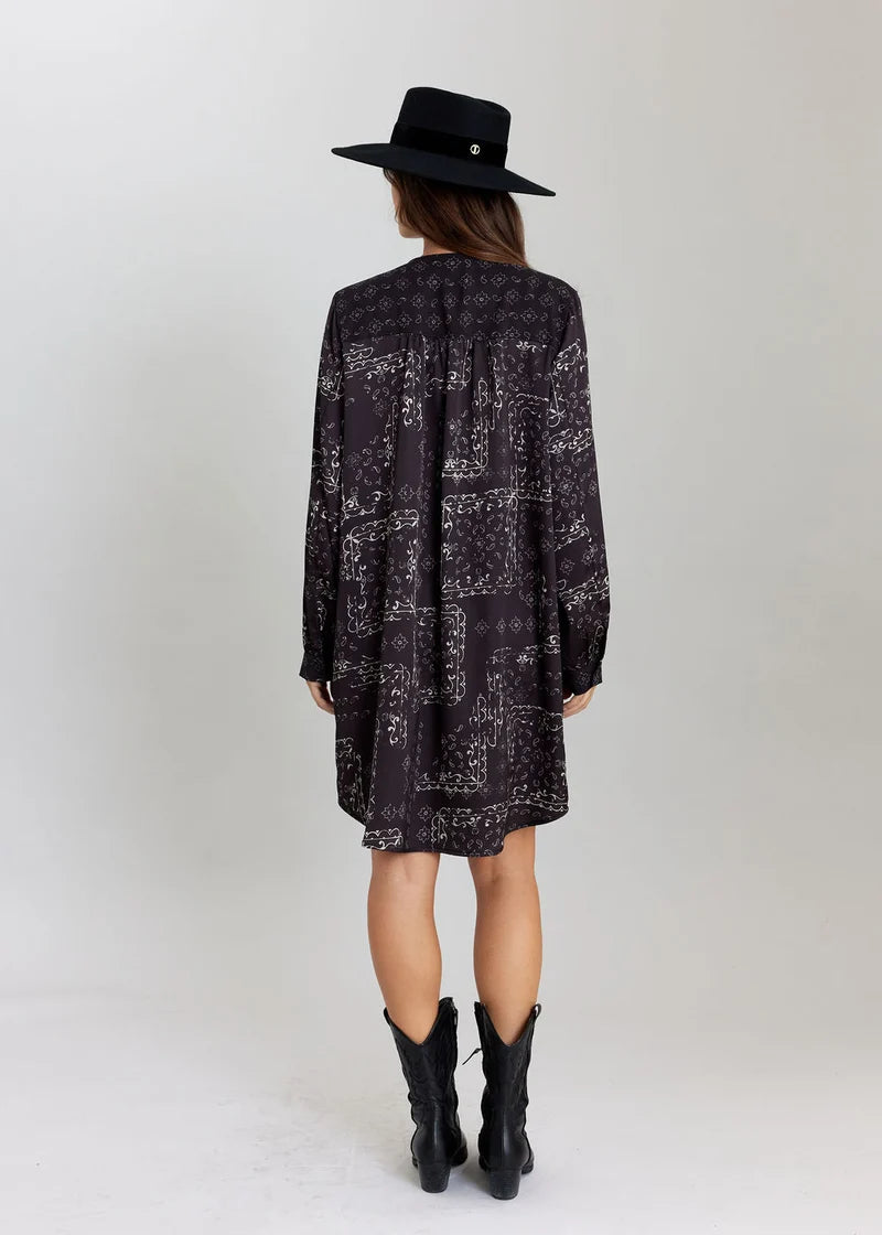 ROBE COL MAO IMPRIME CRISTEL By LAUREN VIDAL