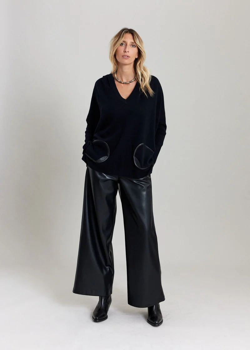 PULL COL V FIN CASHEMIRE ELMA By LAUREN VIDAL