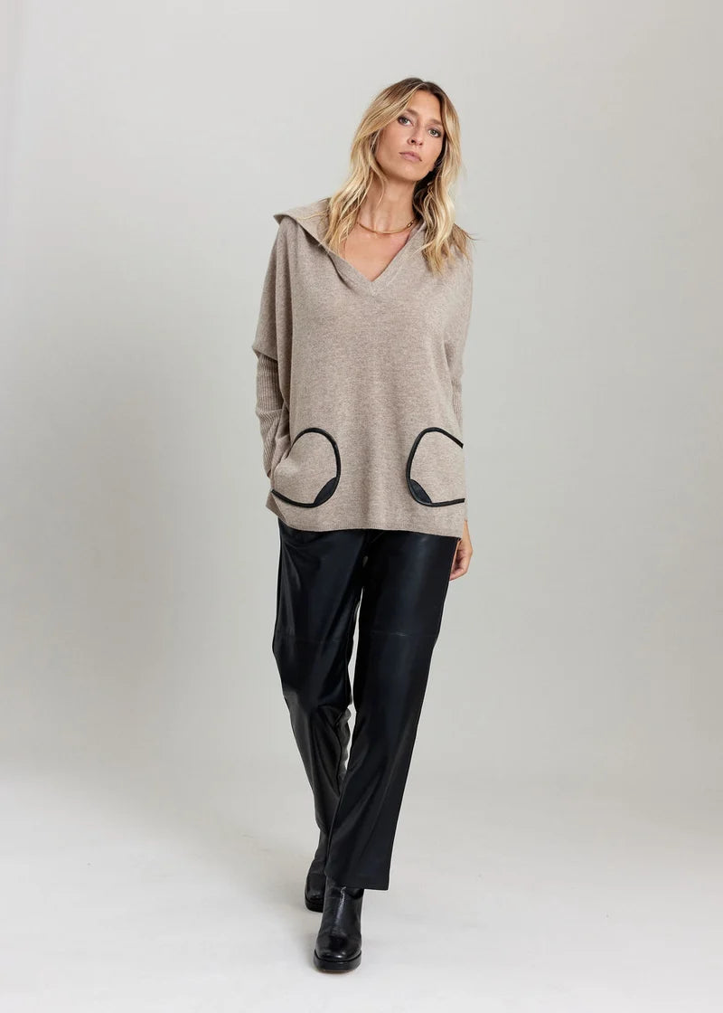 PULL COL V FIN CASHEMIRE ELMA By LAUREN VIDAL