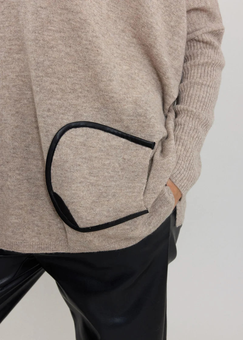 PULL COL V FIN CASHEMIRE ELMA By LAUREN VIDAL