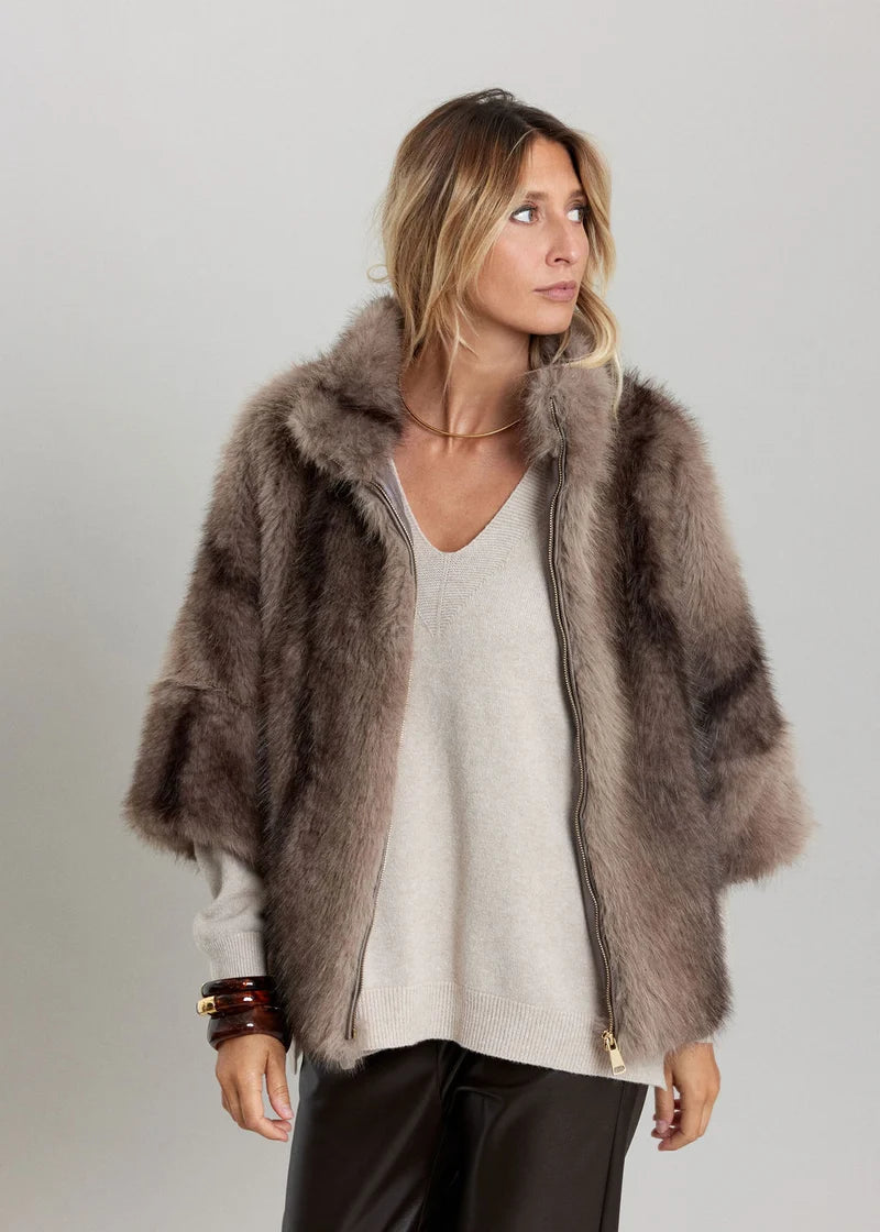 VESTE FOURRURE S/MANCHE DOVA By LAUREN VIDAL