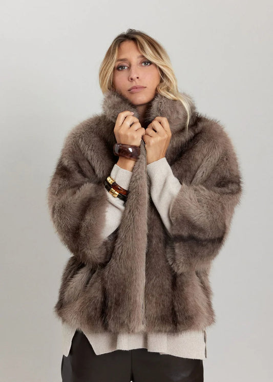 VESTE FOURRURE S/MANCHE DOVA By LAUREN VIDAL