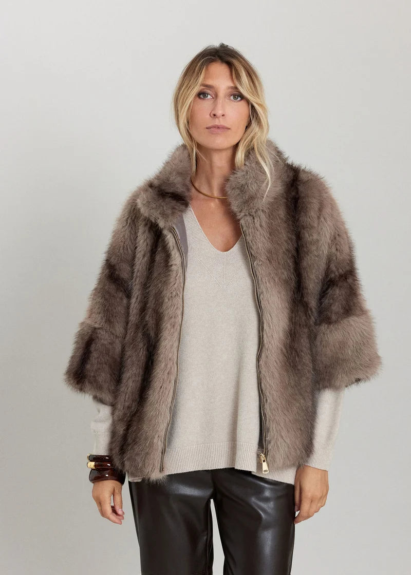 VESTE FOURRURE S/MANCHE DOVA By LAUREN VIDAL