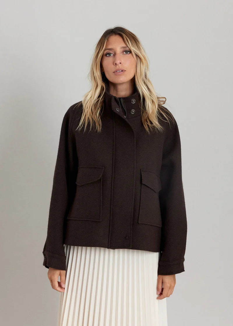 VESTE 3/4 ZIP PRESSION IVANA By LAUREN VIDAL