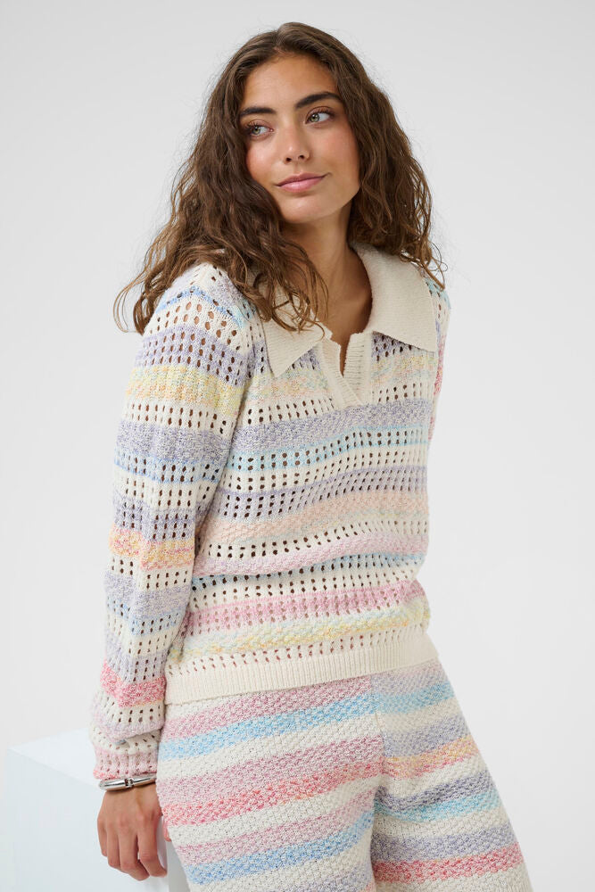POLO COL CHEMISE M/LONG 2939 By CULTURE
