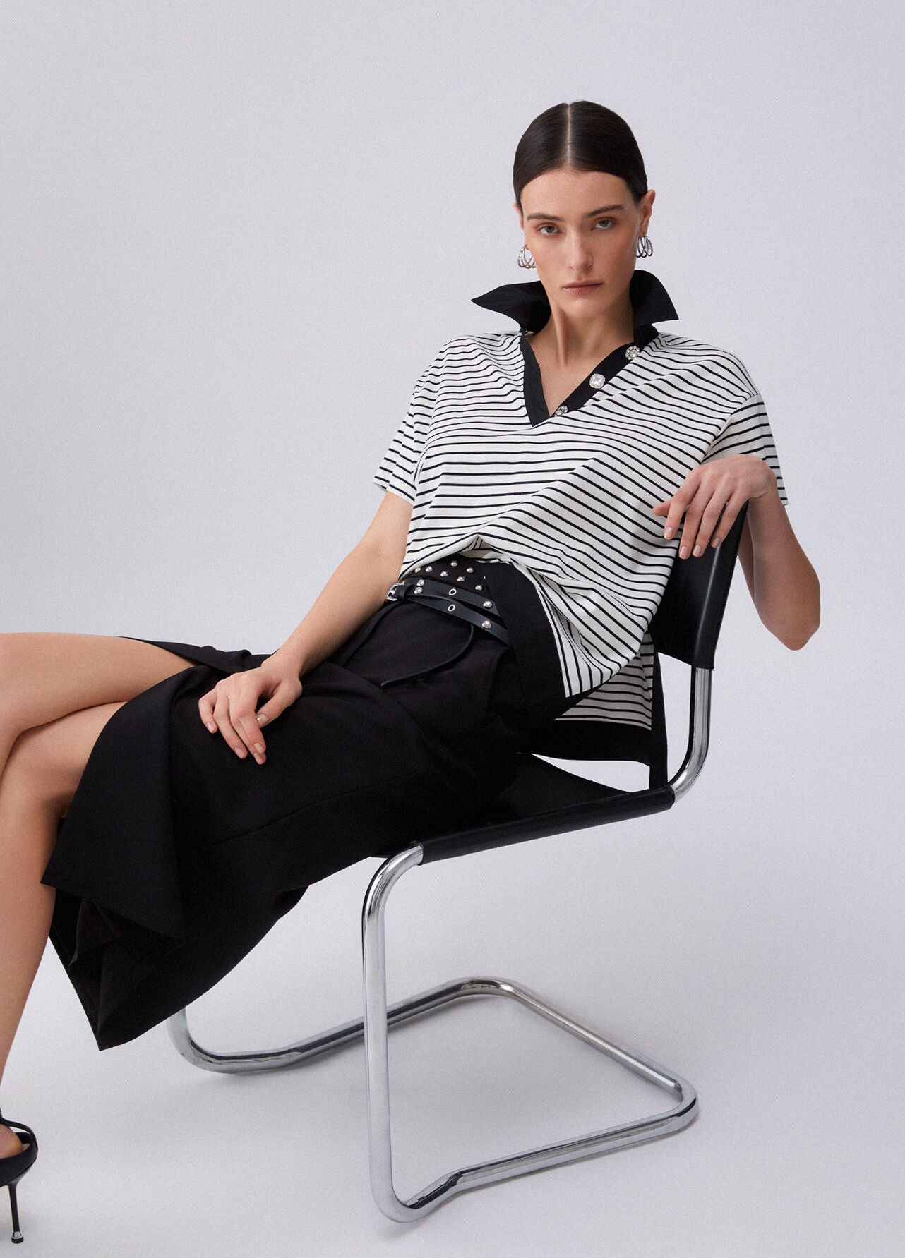 T SHIRT MARINIERE WA6495 By LIU JO