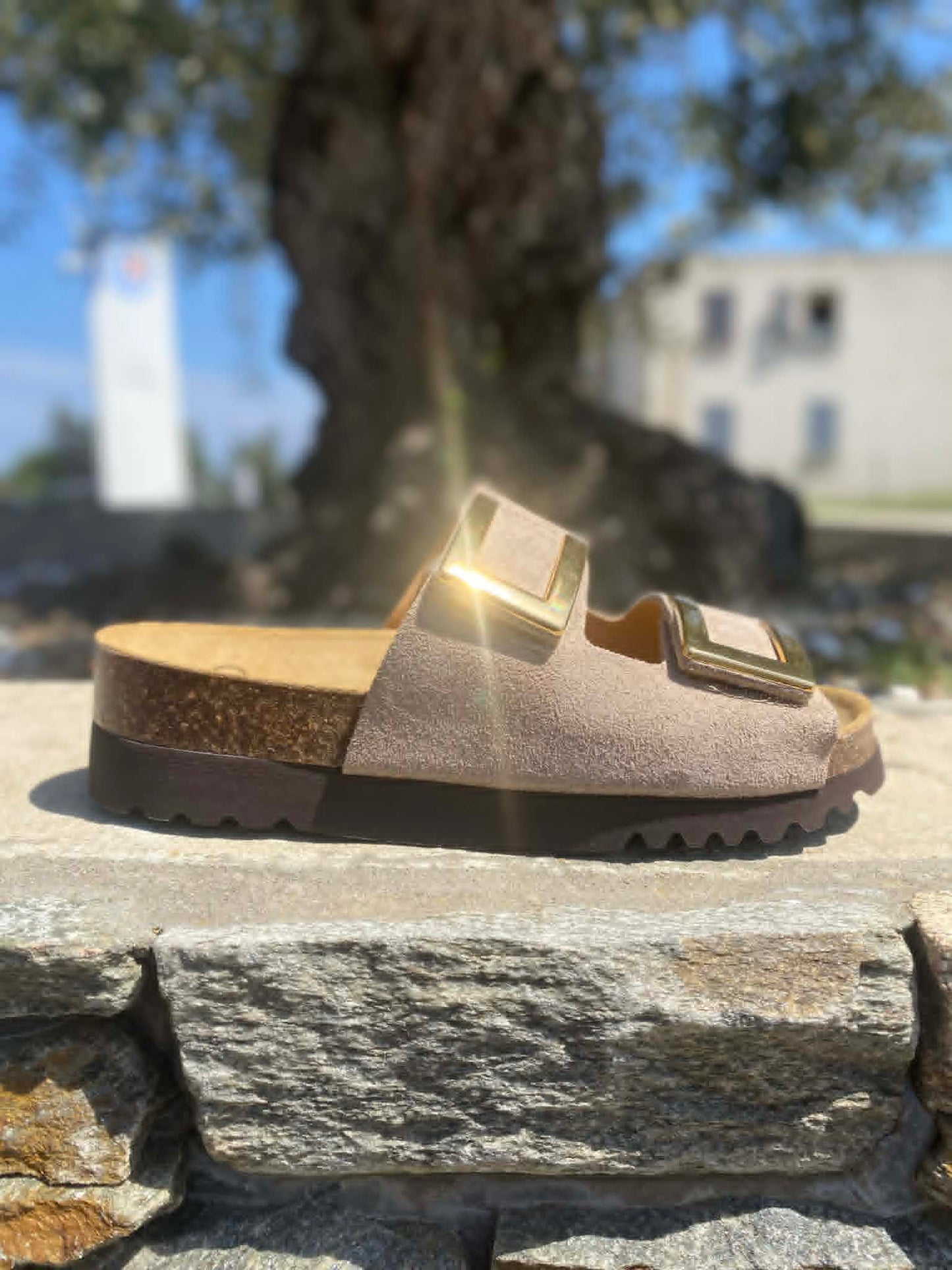 MULE DEUX BRIDES LEGER COMPENSE MONTEREY By SCHOLL