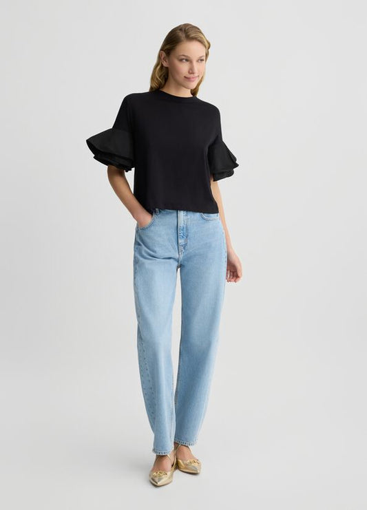 T SHIRT MANCHE FROUFROU CA5006 By LIU JO