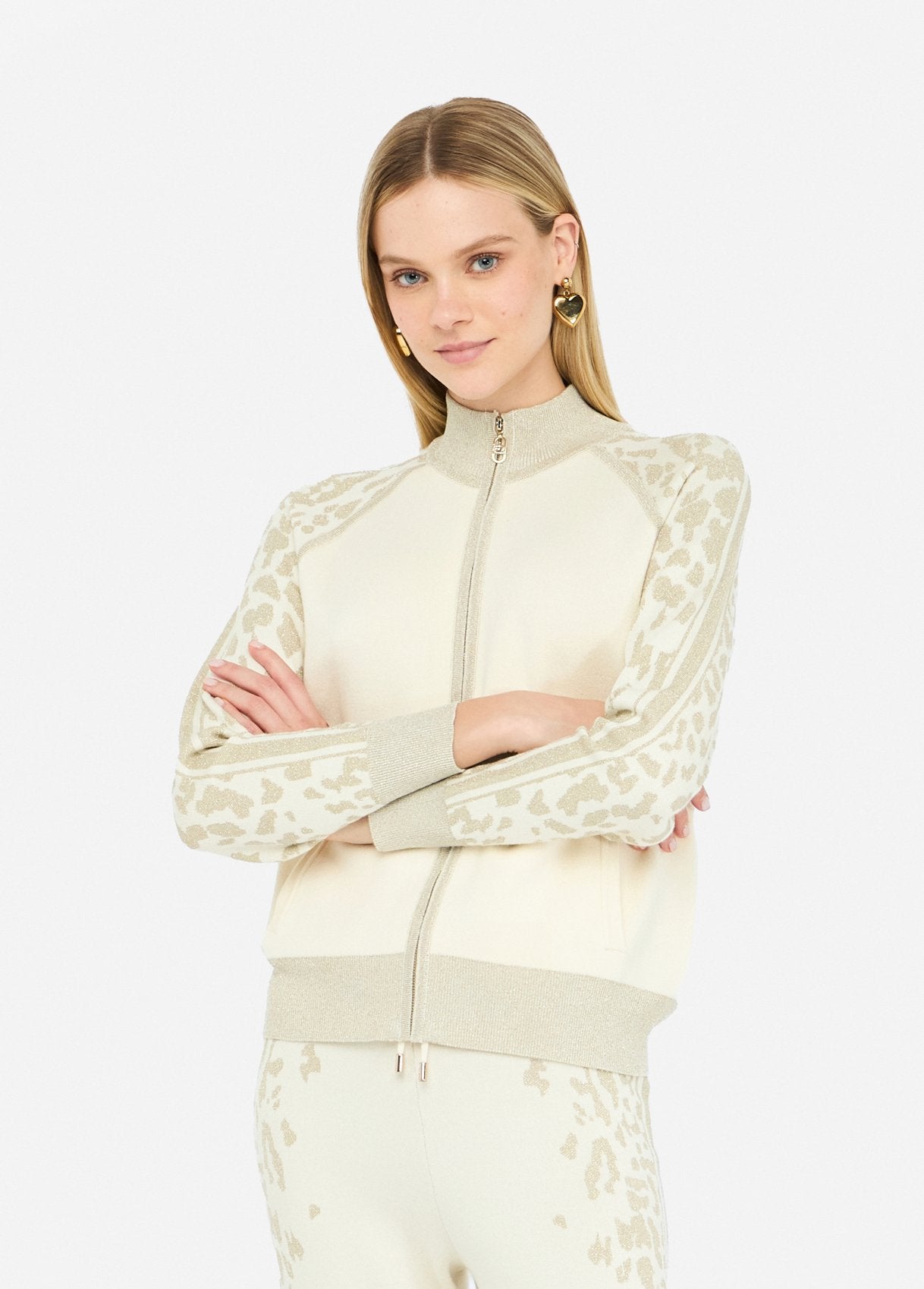 VESTE DE JOGGING EN MAILLE TF5171 By LIU JO SPORT