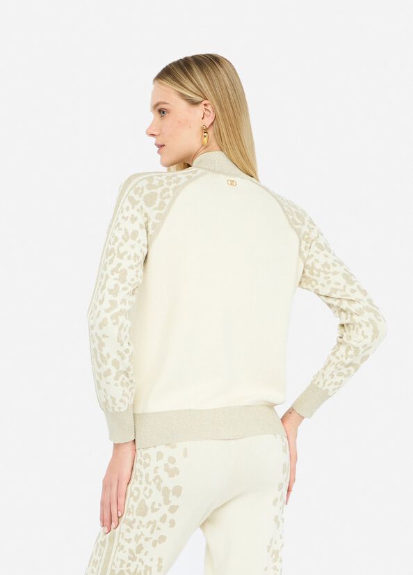 VESTE DE JOGGING EN MAILLE TF5171 By LIU JO SPORT