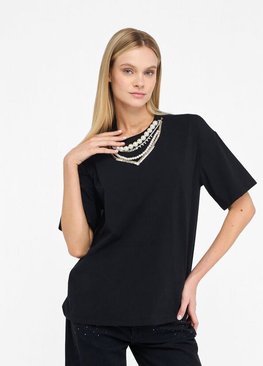 TEE SHIRT COLLIER CF5063 By LIU JO