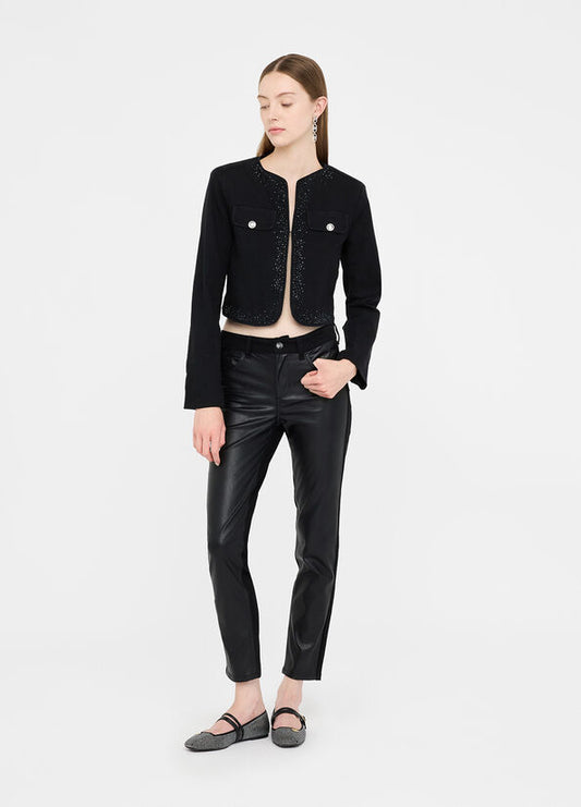 VESTE COURTE STRASS UF5124 By LIU JO