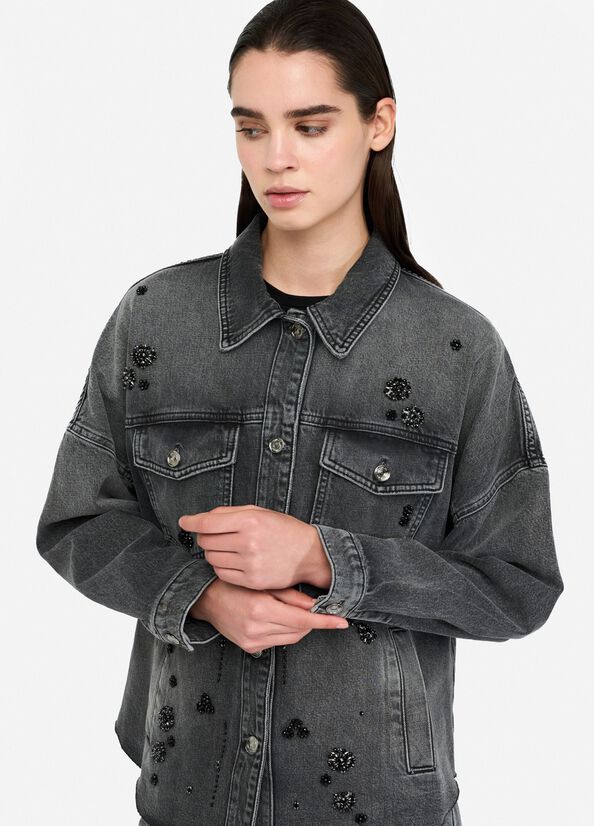 VESTE JEAN UF5111D By LIU JO
