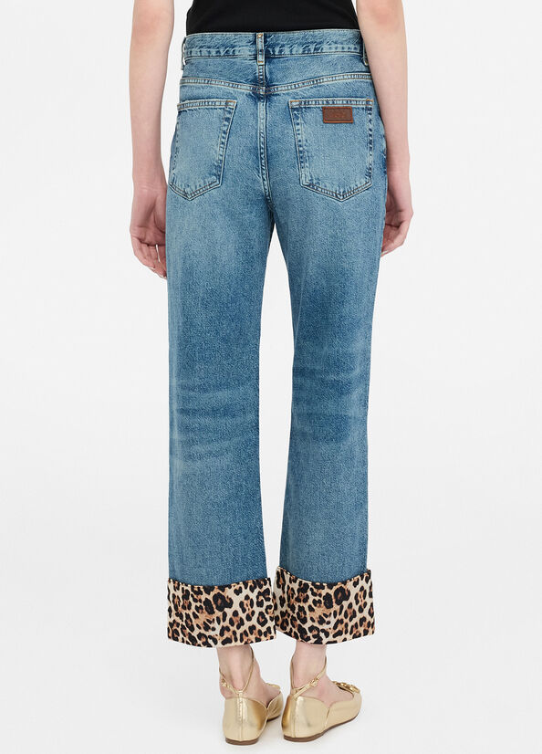JEAN REVERS LEOPARD UF5186 By LIU JO