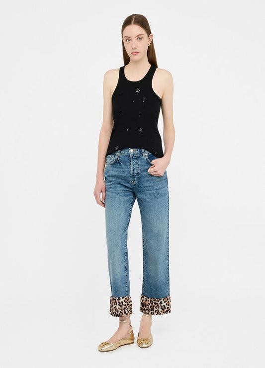 JEAN REVERS LEOPARD UF5186 By LIU JO