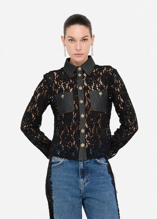 CHEMISE DENTELLE UF5169 By LIU JO