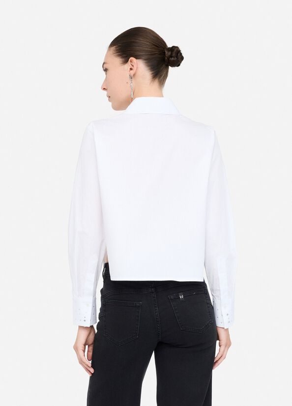 CHEMISE COL STRASS CF5354T By LIU JO