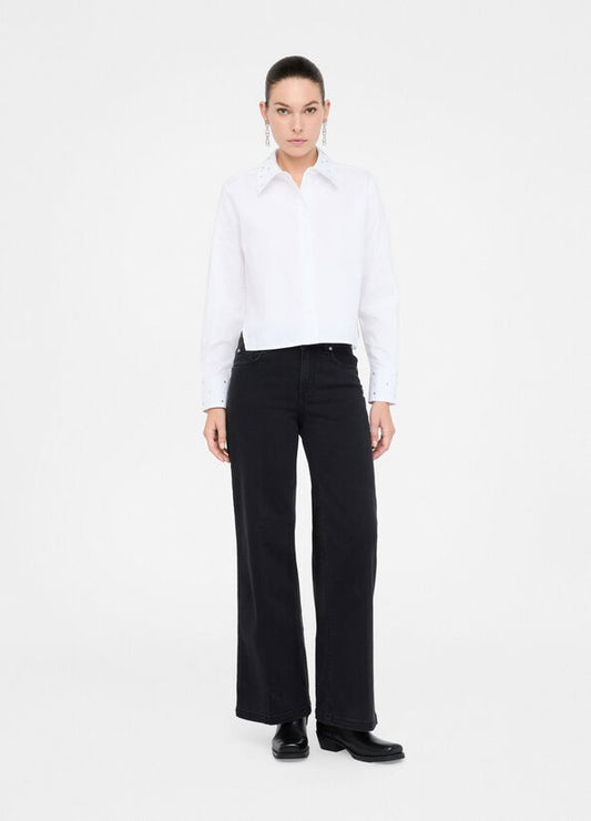 CHEMISE COL STRASS CF5354T By LIU JO