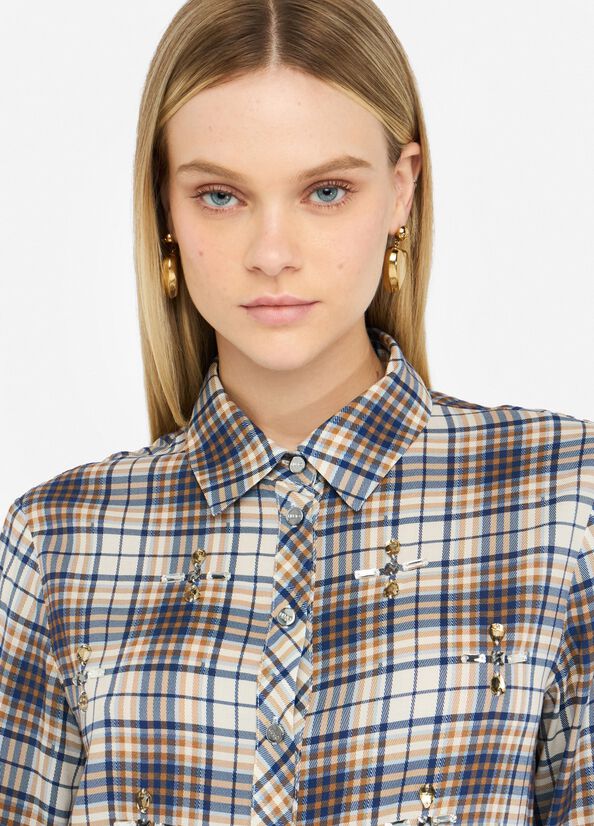 CHEMISE CARREAU MF5449 By LIU JO