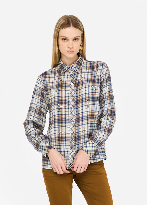 CHEMISE CARREAU MF5449 By LIU JO