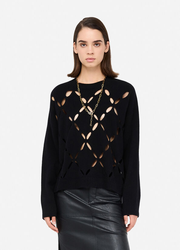 PULL AJOURE + DEBARDEUR MF5039 By LIU JO
