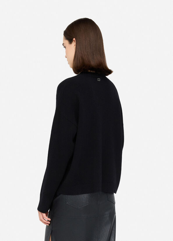 PULL AJOURE + DEBARDEUR MF5039 By LIU JO