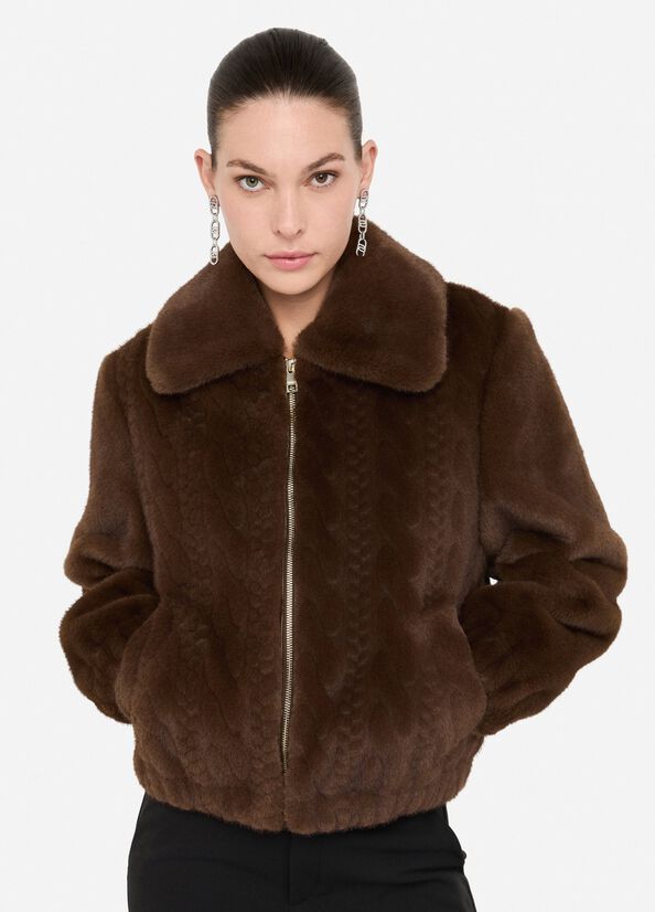 VESTE FOURRURE MF5094 By LIU JO