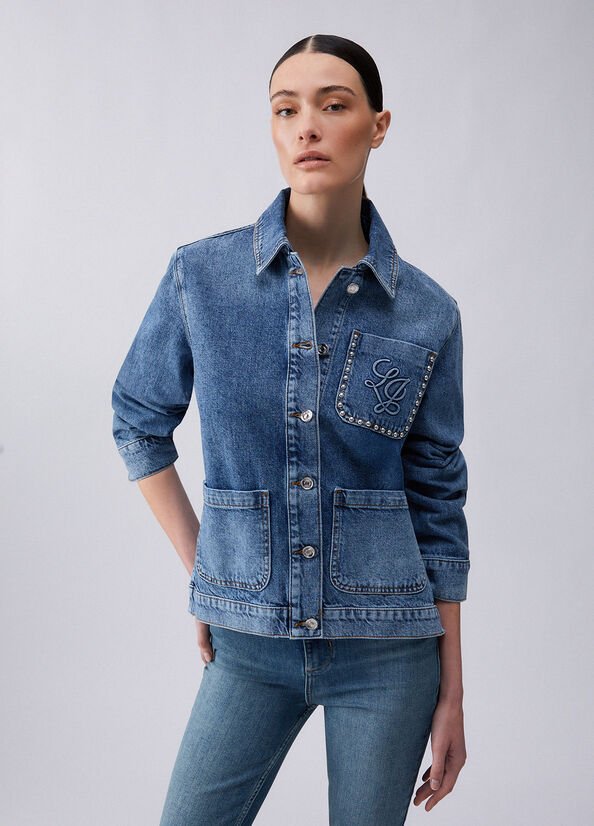 VESTE EN JEAN UA6125 By LIU JO - impulsion-boutique