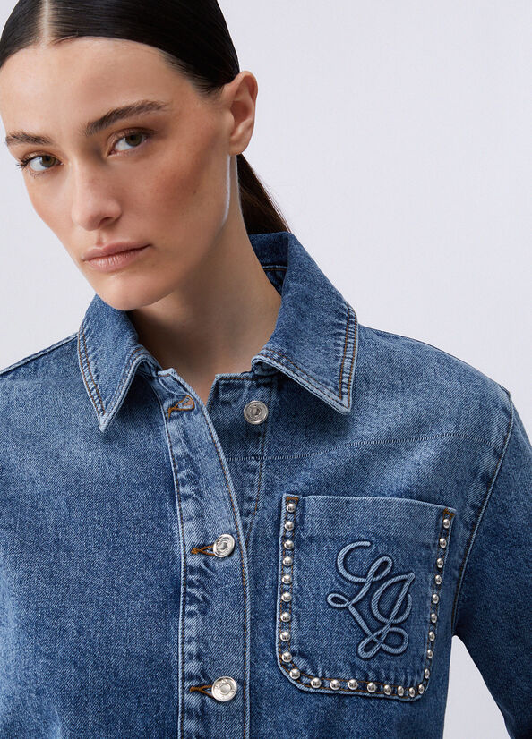 VESTE EN JEAN UA6125 By LIU JO - impulsion-boutique