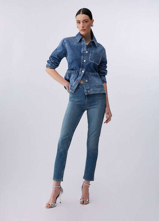 VESTE EN JEAN UA6125 By LIU JO - impulsion-boutique