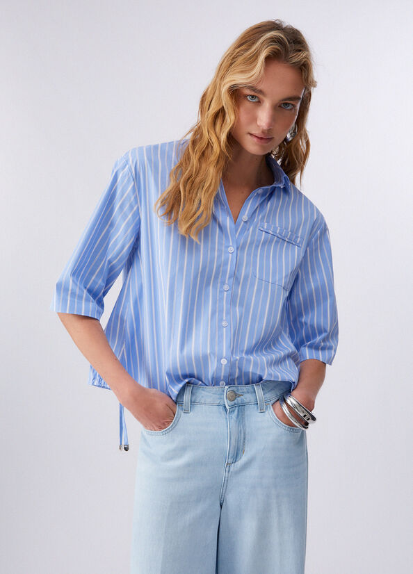 CHEMISE MANCHE COURTE WA6417 By LIU JO - impulsion-boutique