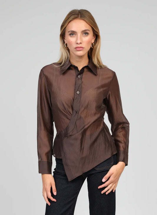 CHEMISE CACHE COEUR AIMA By ANGE
