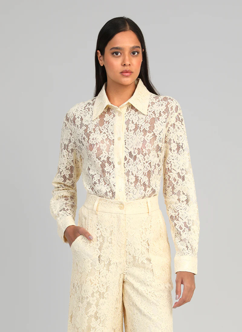CHEMISE AJOUREE AMOLINA By ANGE