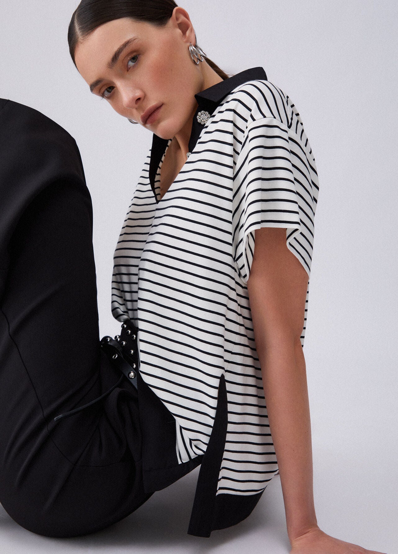 T SHIRT MARINIERE WA6495 By LIU JO