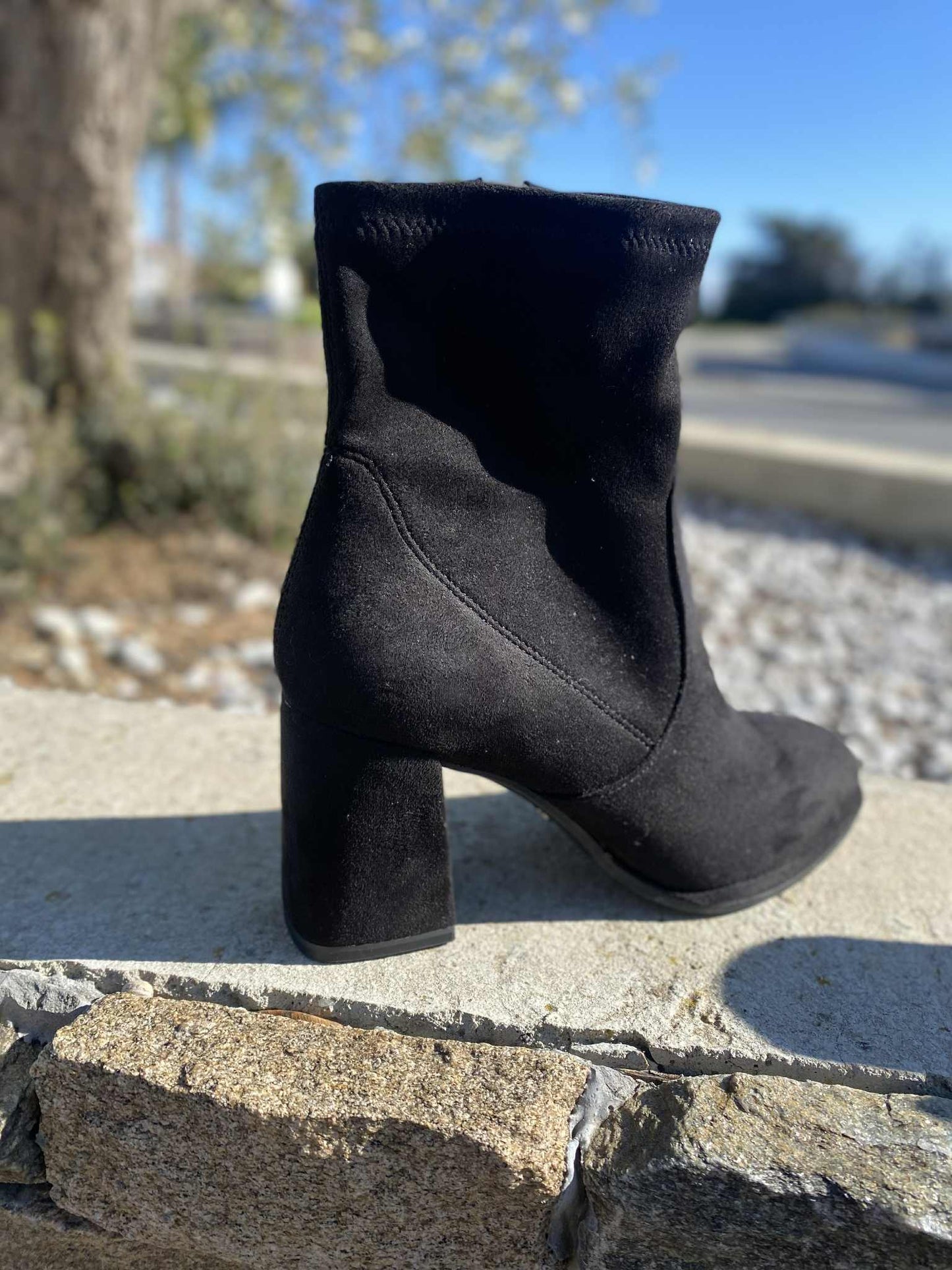 BOTTINE TALON CARRE DAIM 25057H By TAMARIS