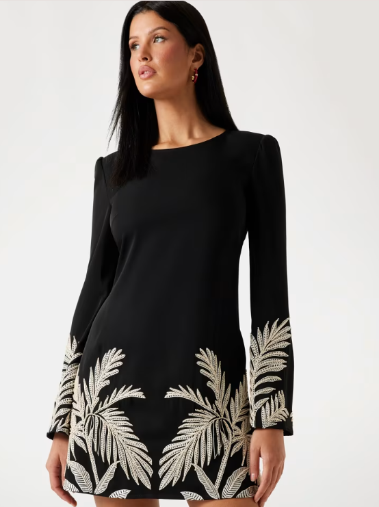 ROBE MOTIF FOUGERE W5YK10 By GUESS