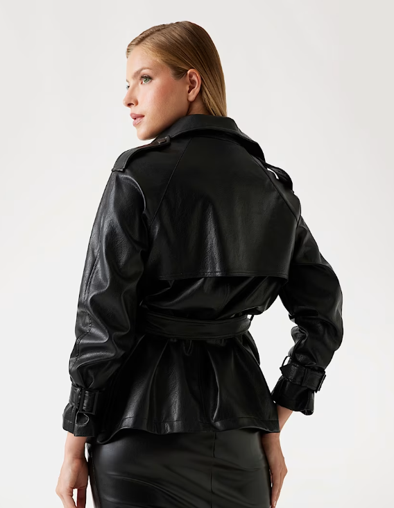 TRENCH SIMILI CUIR W5BL88 By GUESS