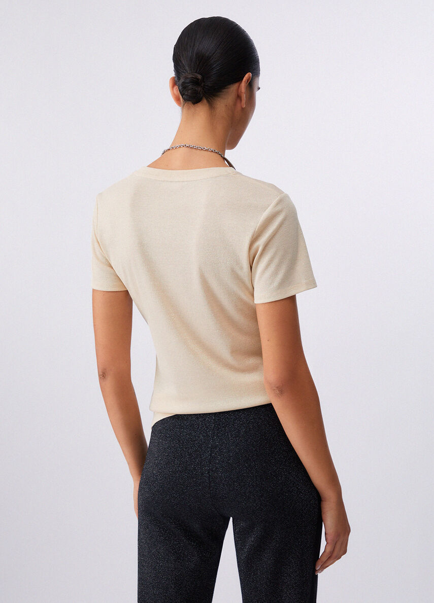 TEE SHIRT LUREX TA6175 By LIU JO SPORT