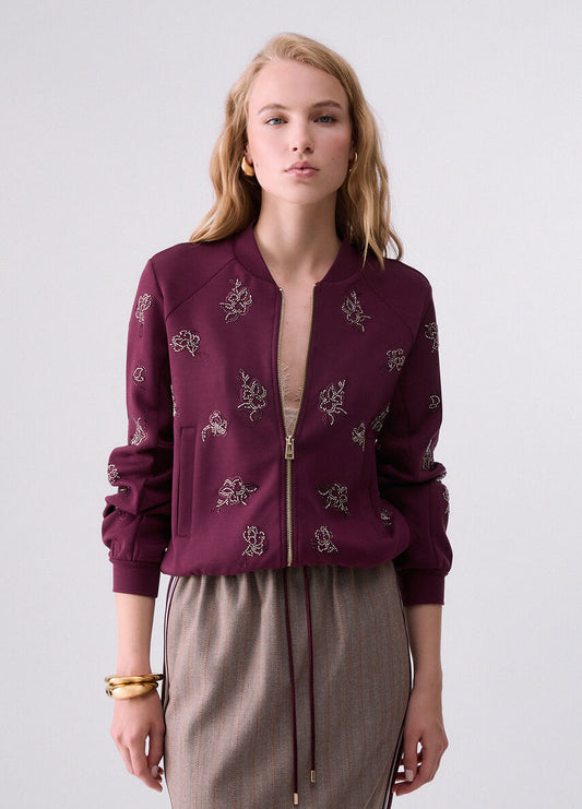 VESTE DE JOGGING STRASS TF6133 By LIU JO SPORT
