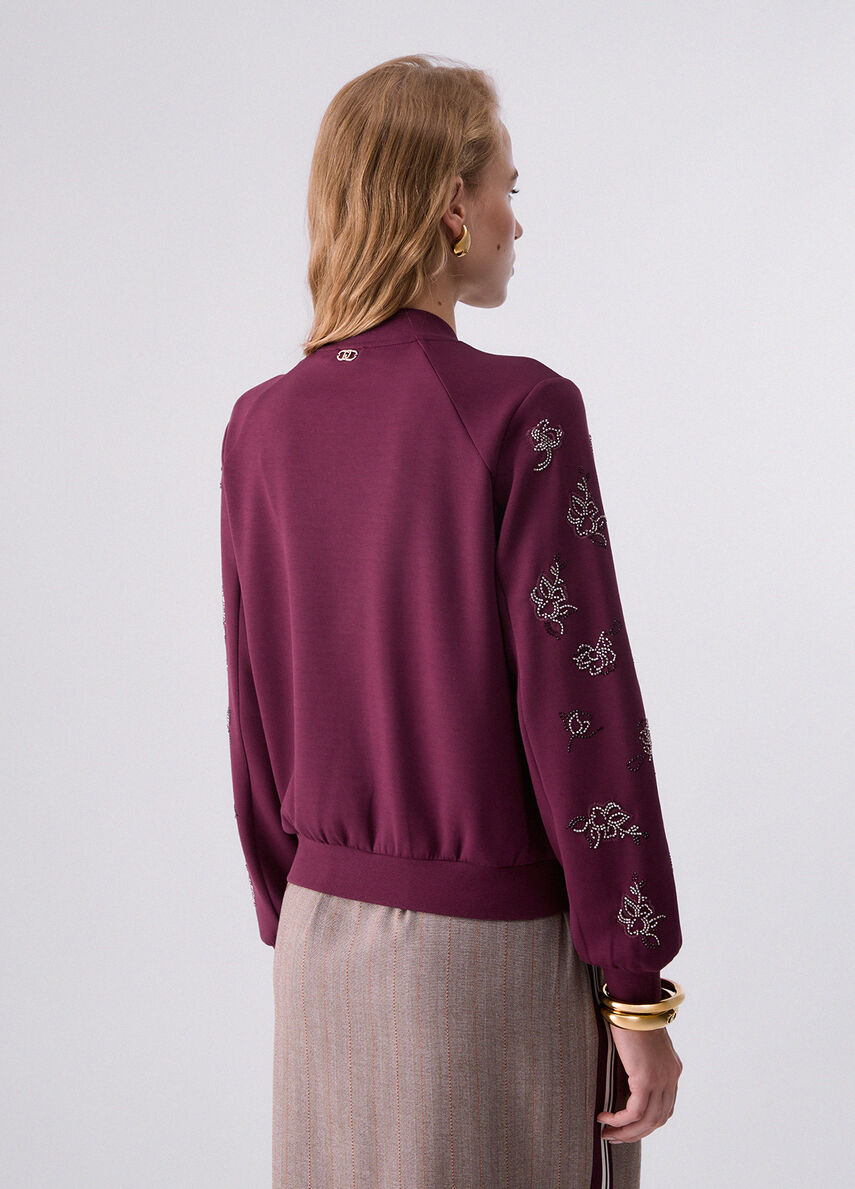 VESTE DE JOGGING STRASS TF6133 By LIU JO SPORT