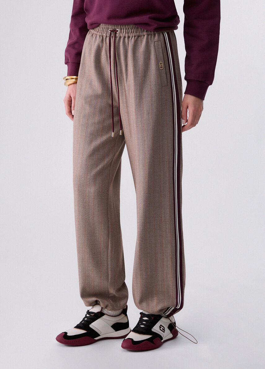 PANTALON RAYURE TF6148 By LIU JO SPORT