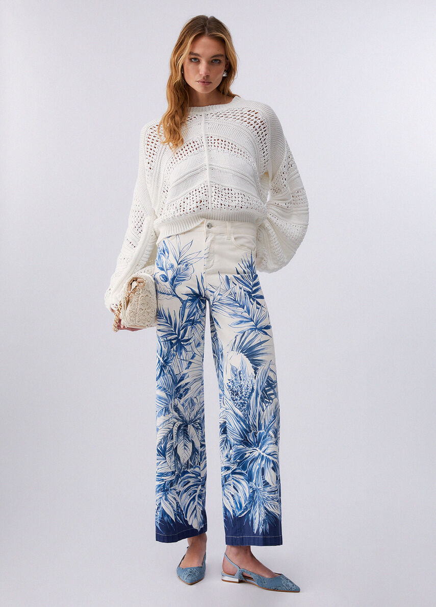 JEAN IMPRIME FLORAL UA6348 By LIU JO