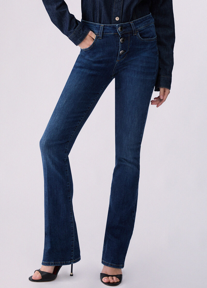 JEAN 3 BOUTONS PAT DEPH UF6025 By LIU JO