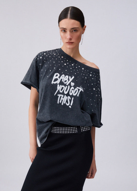 TEE SHIRT OVERSIZE WA6131 By LIU JO